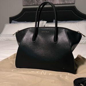 Coccinelle black handbag with matching wallet